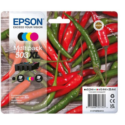 Epson T09R6 (C13T09R64010, 503XL), originálny atrament, CMYK, XL