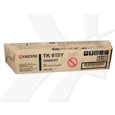 Kyocera TK-815Y, originálny toner, žltý