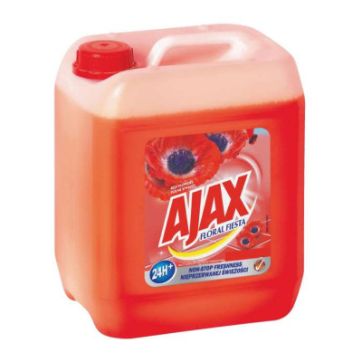 Čistiaci prostriedok na podlahy Ajax - červený, 5 l