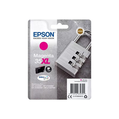 Epson T3593 (C13T35934010, 35XL), originálny atrament, purpurový, 20,3 ml, XL