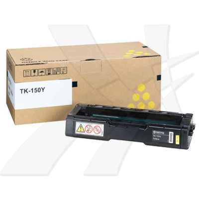 Kyocera TK-150Y (1T05JKANL0), originálny toner, žltý