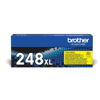 Brother TN-248XLY, originálny toner, žltý, XL