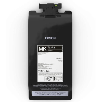 Epson T53A8 (C13T53A800), originálny atrament, matne čierny, 1600 ml