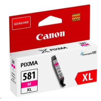 Canon CLI-581XL M (2050C001), originálny atrament, purpurový, 8,3 ml, XL