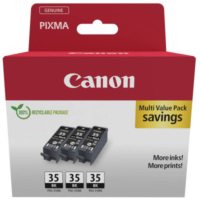 Canon PGI-35Bk (1509B028), originálny atrament, čierny, 3 x 9,3 ml, 3-pack