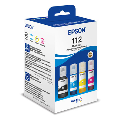 Epson T06C6 (C13T06C64A, 112), originálny atrament, CMYK, 4-pack