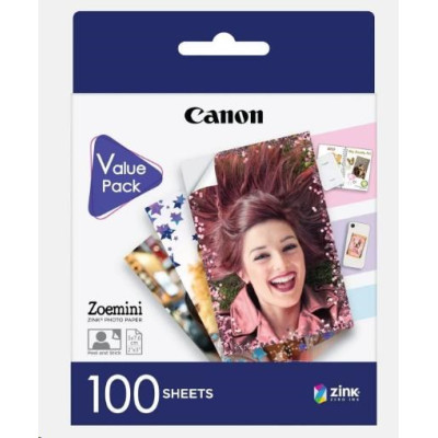 Samolepiaci fotopapier Canon ZINK - 100 listov, 5 x 7,6 cm, ZP-2030, 6135C003