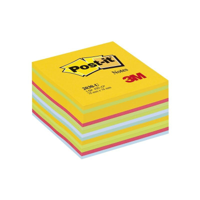 Bloček Post-it, 76 x 76 mm, mix ultra farieb