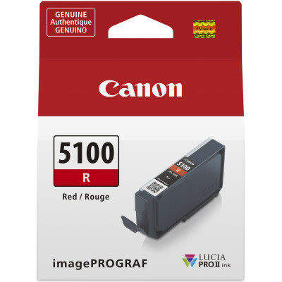 Canon PFI-5100R (6958C001), originálny atrament, červený