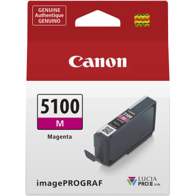 Canon PFI-5100M (6954C001), originálny atrament, purpurový