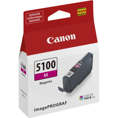 Canon PFI-5100M (6954C001), originálny atrament, purpurový