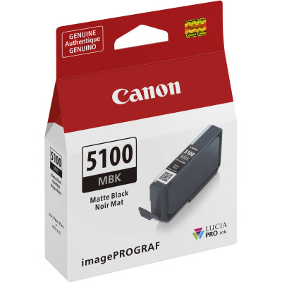 Canon PFI-5100MBk (6951C001), originálny atrament, matne čierny