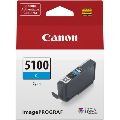 Canon PFI-5100C (6953C001), originálny atrament, azúrový