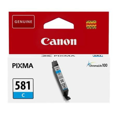 Canon CLI-581 C (2103C001), originálny atrament, azúrový, 5,6 ml