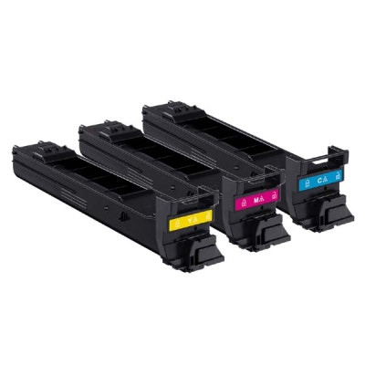 Konica Minolta A0DKJ51, originálny toner, CMY, 3-pack