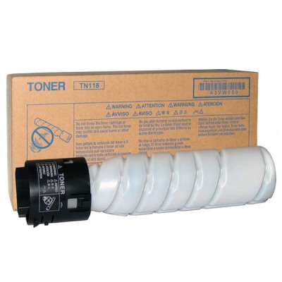 Konica Minolta TN-118 (A3VW050), originálny toner, čierny, 2 × 281.5g, 2-pack