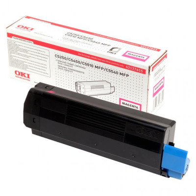 Oki C5250 (42127455), originálny toner, purpurový