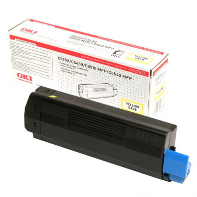 Oki C5250 (42127454), originálny toner, žltý