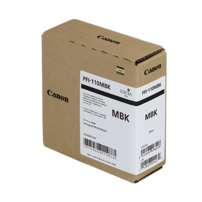 Canon PFI-110MBk (2363C001), originálny atrament, matne čierny