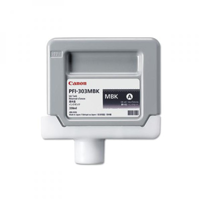 Canon PFI-303MBk (2957B001), originálny atrament, matne čierny, 330 ml