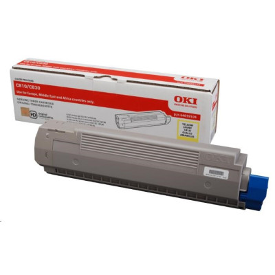 Oki C810 (44059105), originálny toner, žltý