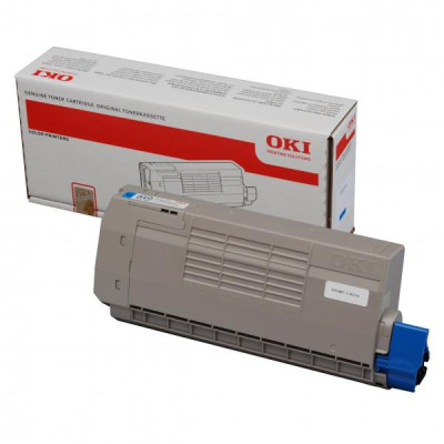 Oki C710 (44318607), originálny toner, azúrový