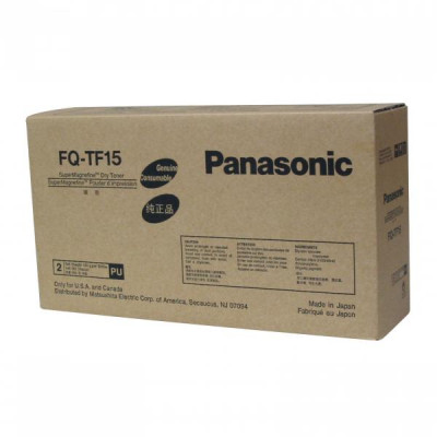 Panasonic FQ-TF15, originálny toner, čierny, 2 × 185 g, 2-pack