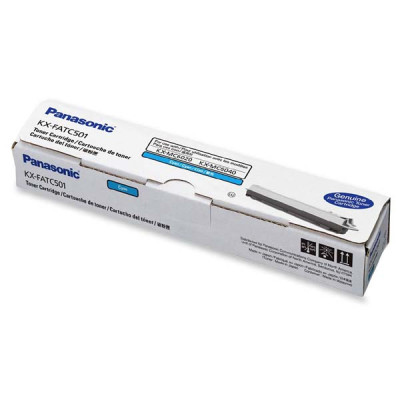 Panasonic KX-FATC501, originálny toner, azúrový