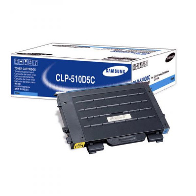 Samsung CLP-510D5C, originálny toner, azúrový