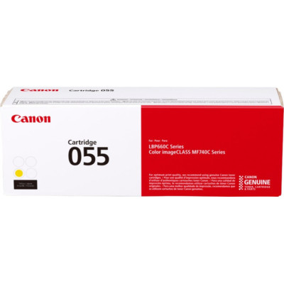 Canon 055Y (3013C002), originálny toner, žltý