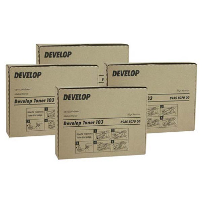 Develop 103Bk (8935-8070-00), originálny toner, čierny, 4 × 55 g, 4-pack