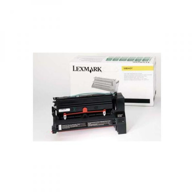 Lexmark 10B042Y, originálny toner, žltý