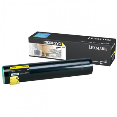 Lexmark C930H2YG, originálny toner, žltý