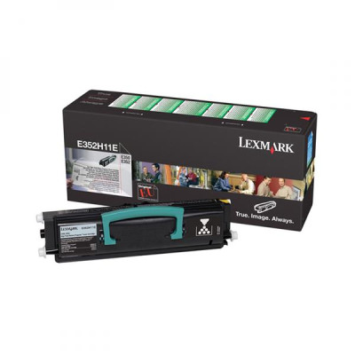 Lexmark E352H11E, originálny toner, čierny