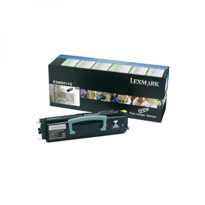 Lexmark X340H11G, originálny toner, čierny