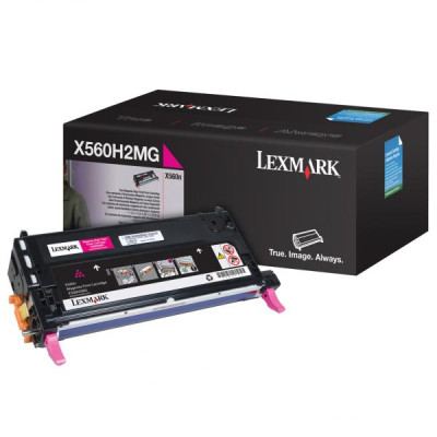 Lexmark X560H2MG, originálny toner, purpurový