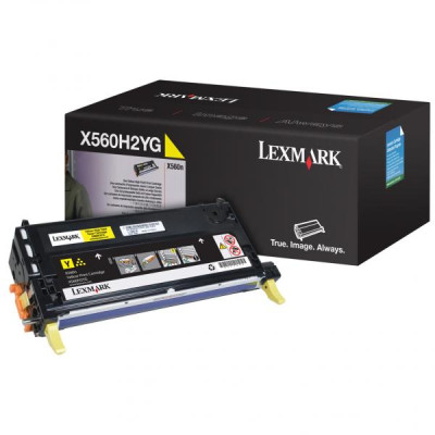 Lexmark X560H2YG, originálny toner, žltý