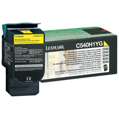 Lexmark C540H1YG, originálny toner, žltý