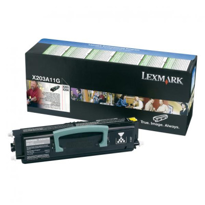 Lexmark X203A11G, originálny toner, čierny