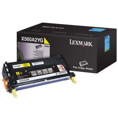 Lexmark X560A2YG, originálny toner, žltý