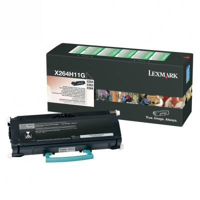 Lexmark X264H11G, originálny toner, čierny