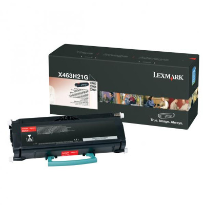 Lexmark X463H21G, originálny toner, čierny