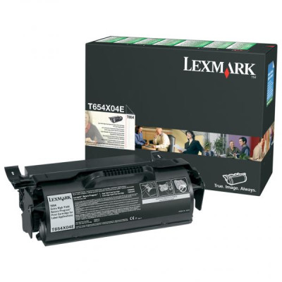 Lexmark T654X04E, originálny toner, čierny