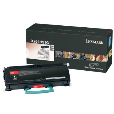 Lexmark X264H21G, originálny toner, čierny