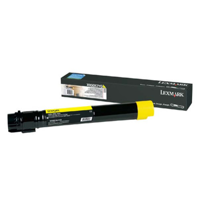 Lexmark X950X2YG, originálny toner, žltý