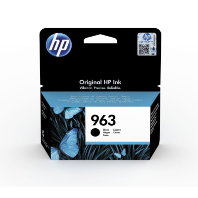 HP 3JA26AE (963), originálny atrament, čierny, 24,09 ml