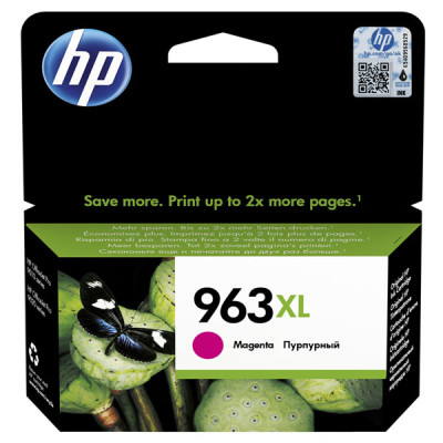 HP 3JA28AE (963XL), originálny atrament, purpurový, 22,92 ml