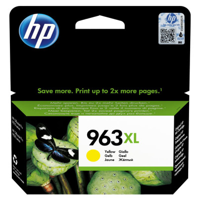 HP 3JA29AE (963XL), originálny atrament, žltý, 22,92 ml