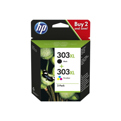 HP 3YN10AE (303XL), originálny atrament, CMYK, 2-pack