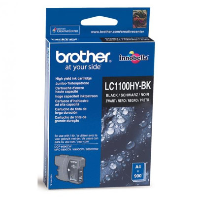 Brother LC-1100HYBk, originálny atrament, čierny